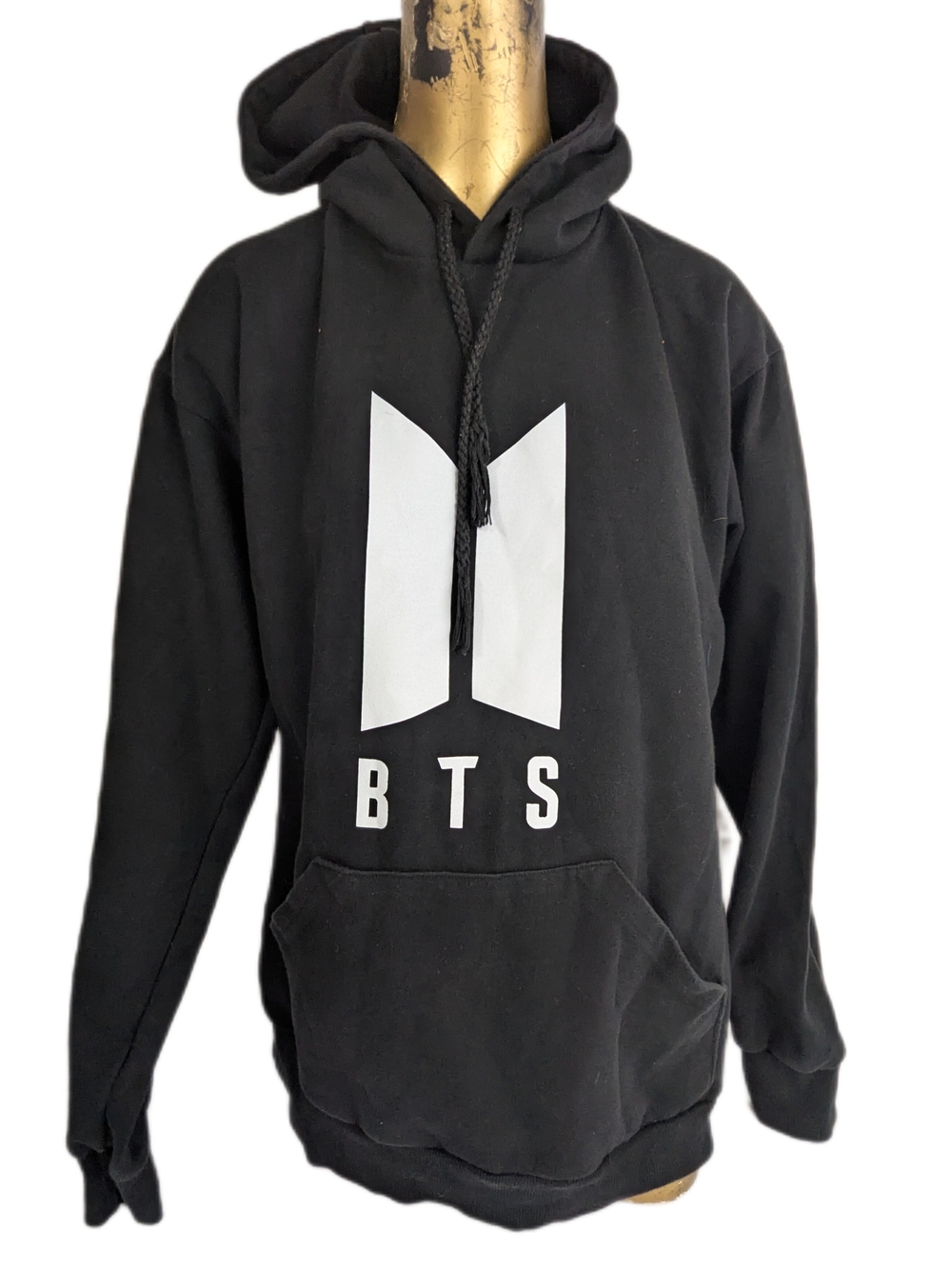 BTS Black Logo Pullover Hoodie Medium